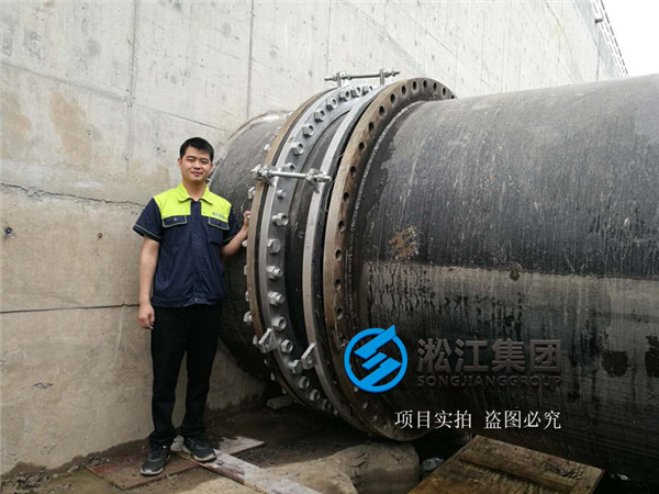 上海市污水處理廠橡膠軟接頭安裝現(xiàn)場(chǎng)