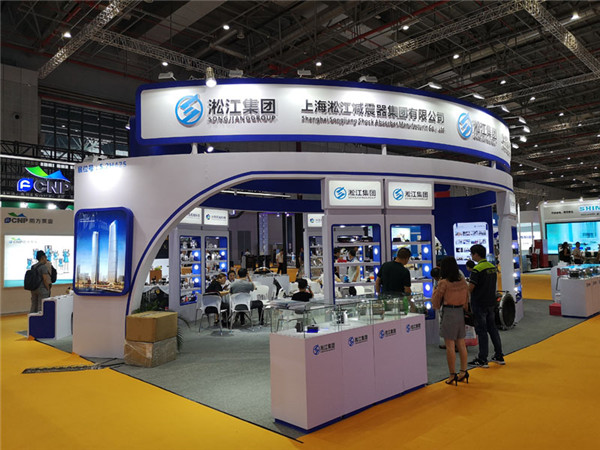 【2019】淞江集團(tuán)參展上海國際泵管閥展會“專業(yè)制造橡膠軟接頭”